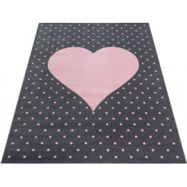 Tapis rectangle pour enfant doux Coeur