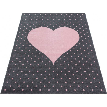 Tapis rectangle pour enfant doux Cœur