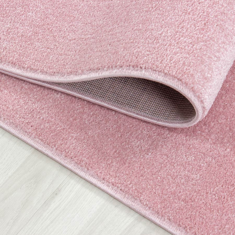  Tapis doux rose  pour enfant rectangle Stars