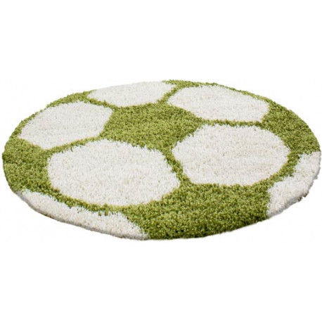 Tapis Rond Football 80cm - Tapis Décoratif Doux Et Confortable Pour Chambre Enfant Ou Salon