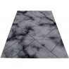 Tapis design intérieur à courtes mèches graphique Robin