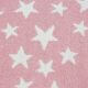 Tapis doux rose pour enfant rond Stars