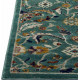 Tapis ethnique pour salon à courtes mèches moderne Rovigo