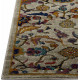 Tapis ethnique pour salon à courtes mèches moderne Rovigo