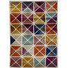Tapis scandinave rectangle multicolore graphique Acireale
