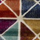 Tapis scandinave rectangle multicolore graphique Acireale