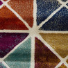Tapis scandinave rectangle multicolore graphique Acireale