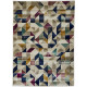 Tapis multicolore géométrique intérieur scandinave Aversa