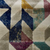 Tapis multicolore géométrique intérieur scandinave Aversa