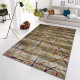 Tapis rayé design rectangle pour salon multicolore Tirreni