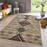 Tapis kilim pour salon rectangle design multicolore Gallarate