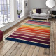 Tapis ligne pour salon design rectangle multicolore Avellino