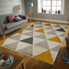 Tapis scandinave graphique intérieur rectangle Sanremo