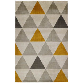 Tapis scandinave graphique intérieur rectangle Sanremo