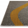 Tapis design vague pour salon à mèches courtes Bitonto