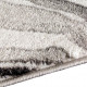Tapis moderne abstrait rectangle gris intérieur Manfredonia