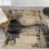 Tapis beige design rectangle en polypropylène Agrigento