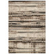 Tapis rayé beige pour intérieur rectangle design Matera