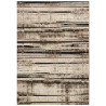 Tapis rayé beige pour intérieur rectangle design Matera