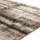 Tapis rayé beige pour intérieur rectangle design Matera