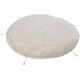 Tapis et pouf en 1 rond enfant lavable en machine Lou Lorena Canals