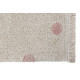 Tapis avec franges en coton lavable en machine Hippy Dots Lorena Canals