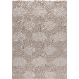 Tapis design pour salon à courtes mèches graphique Liège