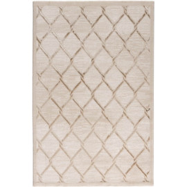 Tapis effet 3D contemporain beige intérieur brillant Binche