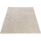 Tapis beige design brillant en polyester graphique Aubange