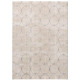 Tapis beige design brillant en polyester graphique Aubange
