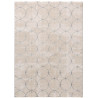 Tapis beige design brillant en polyester graphique Aubange