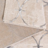Tapis beige design brillant en polyester graphique Aubange