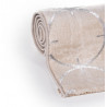 Tapis beige design brillant en polyester graphique Aubange