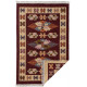 Tapis réversible plat kilim avec franges berbère Imlil