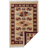 Tapis réversible plat kilim avec franges berbère Imlil