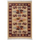 Tapis réversible plat kilim avec franges berbère Imlil