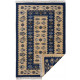 Tapis berbère plat réversible avec franges kilim Souka