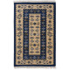 Tapis berbère plat réversible avec franges kilim Souka