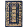 Tapis berbère plat réversible avec franges kilim Souka