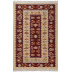 Tapis berbère plat réversible avec franges kilim Souka