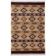Tapis plat avec franges berbère réversible kilim Brahim