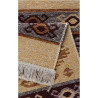 Tapis plat avec franges berbère réversible kilim Brahim