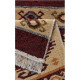 Tapis plat avec franges berbère réversible kilim Brahim