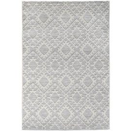 Tapis intérieur et extérieur blanc effet 3D ethnique Maronites