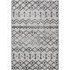 Tapis intérieur et extérieur gris ethnique effet 3D Rif