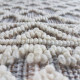 Tapis extérieur et intérieur blanc contemporain effet 3D Couvin