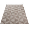 Tapis moderne rayé pour intérieur rectangle Durbuy