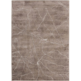 Tapis contemporain intérieur à mèches courtes rectangle Fleurus