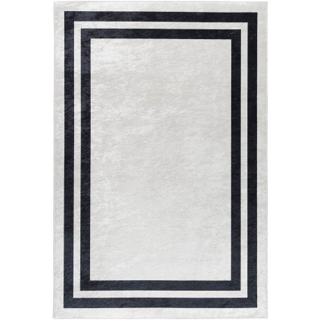 Tapis contemporain lavable en machine rectangle plat Huy