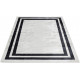 Tapis contemporain lavable en machine rectangle plat Huy